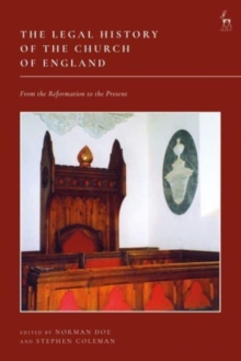 Image for The Legal History of the Church of England