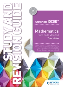 Image for Cambridge IGCSE mathematics core and extended study and revision guide