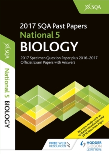 Image for National 5 biology 2017-18 SQA specimen and past papers with answers