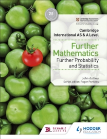 Image for Cambridge International AS & A Level Further Mathematics Further Probability & Statistics