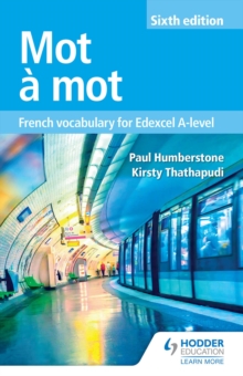 Image for Mot a mot: French vocabulary for Edexcel A-level