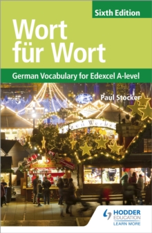 Image for Wort fur wort: German vocabulary for Edexcel A-level