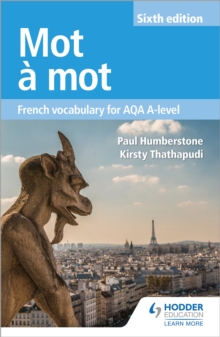 Image for Mot áa mot  : French vocabulary for AQA A-level