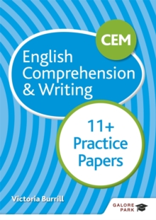 Image for CEM 11+ English comprehension & writing practice papers