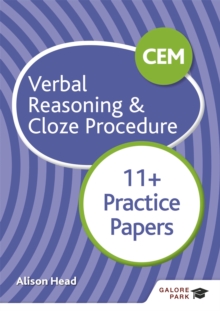 Image for CEM 11+ verbal reasoning & cloze procedure practice papers