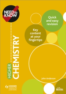 Image for Need to Know: Higher Chemistry