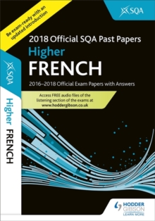Image for Higher French 2018-19 SQA past papers with answers