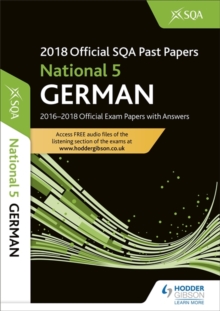 Image for National 5 German 2018-19 SQA past papers with answers
