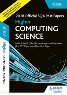 Image for Higher computing science 2018-19 SQA specimen and past papers with answers