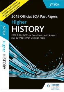 Image for Higher history 2018-19 SQA specimen and past papers with answers