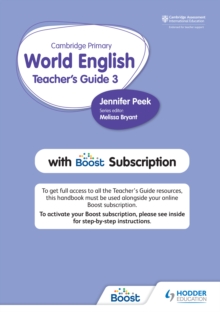 Image for Cambridge Primary World English: Teacher's Guide 3 with Boost Subscription