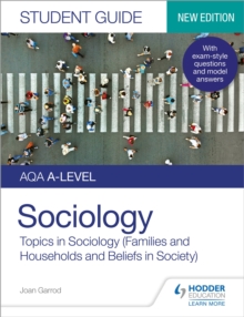 Image for AQA A-Level Sociology Student Guide 2: Topics in Sociology (Families and Households and Beliefs in Society)