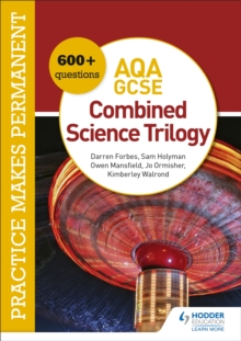 Image for Practice makes permanent: 600+ questions for AQA GCSE Combined Science Trilogy