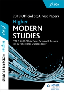 Image for Higher modern studies  : 2019 official SQA past papers