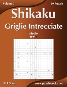 Image for Shikaku Griglie Intrecciate - Medio - Volume 3 - 159 Puzzle