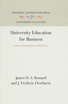 Image for University Education for Business