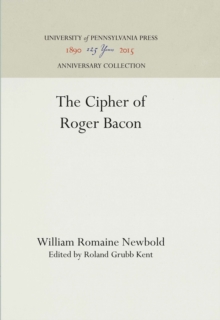 Image for The Cipher of Roger Bacon