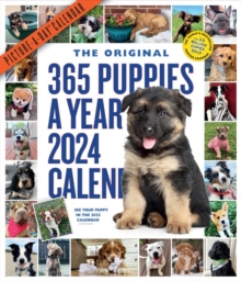 Image for 365 Puppies-A-Year Picture-A-Day Wall Calendar 2024 : Absolutely Spilling Over With Puppies