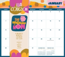 Image for Lisa Congdon The Beginning Is Now: A Magnetic Monthly Calendar 2024 : Perfect for a Fridge, Wall, or Desk