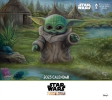 Image for THE MANDALORIAN by Thomas Kinkade Studios 2023 Deluxe Wall Calendar with Print