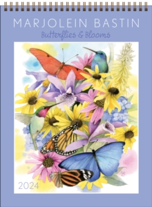 Marjolein Bastin 2024 Wall Calendar: Butterflies & Blooms