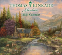 Image for Thomas Kinkade Studios 2024 Deluxe Wall Calendar