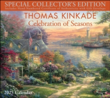 Image for Thomas Kinkade Special Collector's Edition 2025 Deluxe Wall Calendar with Print : Celebration of Seasons