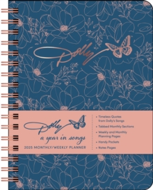 Image for Dolly Parton: A Year in Songs Deluxe Organizer 2025 Hardcover Monthly/Weekly Planner Calendar