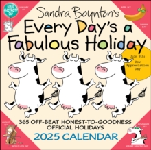 Image for Sandra Boynton's Every Day's a Fabulous Holiday 2025 Wall Calendar