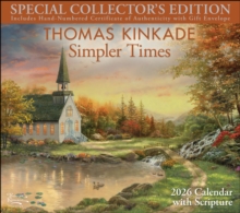 Thomas Kinkade Collector's Scripture Edition 2026 Deluxe Wall Calendar + Print