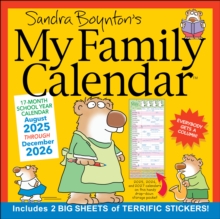 Image for Sandra Boynton's 17-Month 2025-2026 My Family Wall Calendar