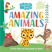 Image for Amazing animals  : fold-out tummy time book