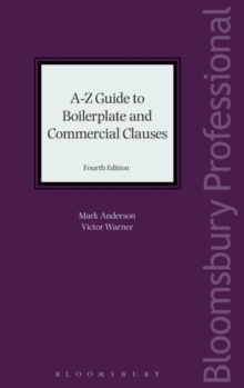 Image for A-Z Guide to Boilerplate and Commercial Clauses