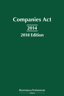 Image for Companies Act 2014: 2018 Edition