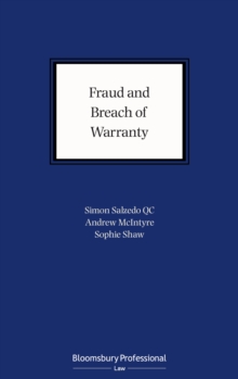 Image for Fraud and Breach of Warranty: Buyers' Claims and Sellers' Defences