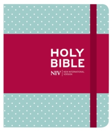 NIV Journalling Mint Polka Dot Cloth Bible