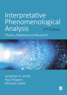 Image for Interpretative phenomenological analysis: theory, method and research