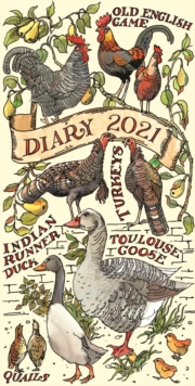 Image for Emma Bridgewater Farmyard Birds Slim Diary 2021