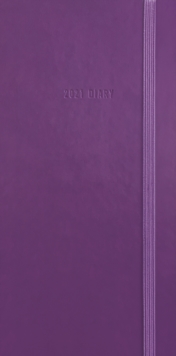 Fashion Diary Purple Soft Touch Slim Diary 2021