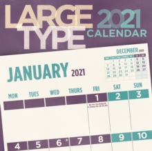 Image for Large Type Square Wall Calendar 2021