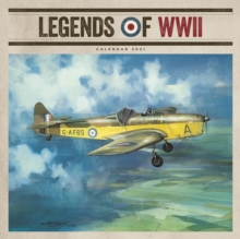 Image for Legends of WWII Square Wall Calendar 2021