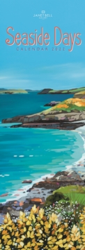 Seaside Days, Janet Bell Slim Calendar 2022