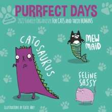 Purrfect Days Family Organiser Wall Calendar 2022