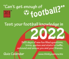 Image for Can't Get Enough of Football Box Calendar 2022