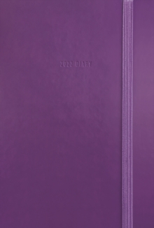 Fashion Diary Purple Soft Touch Pocket Diary 2022
