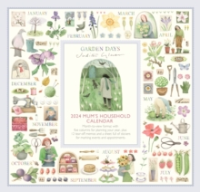 Garden Days Planner Wall Calendar 2024