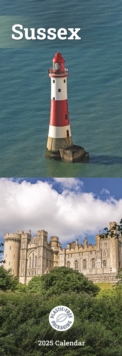 Sussex Slim Calendar 2025