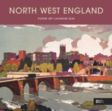 North West England Poster Art National Railway Museum Wiro Wall Calendar 2025