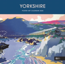 Yorkshire Poster Art National Railway Museum Wiro Wall Calendar 2025