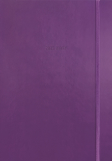 Purple Soft Touch A5 Diary 2025